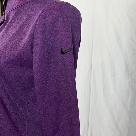 NWOT Nike Golf Therma—Fit Women’s Quarter Zip Purple Pullover Size Medium - Picture 2 of 7